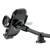 Univerzális műszerfalra/szélvédőre helyezhető PDA/GSM autós tartó - Tech-ProtectUniversal Windshield Dashboard Car Mount V3W-D - fekete