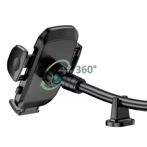 Univerzális műszerfalra/szélvédőre helyezhető PDA/GSM autós tartó - Tech-ProtectUniversal Windshield Dashboard Car Mount V3W-D - fekete