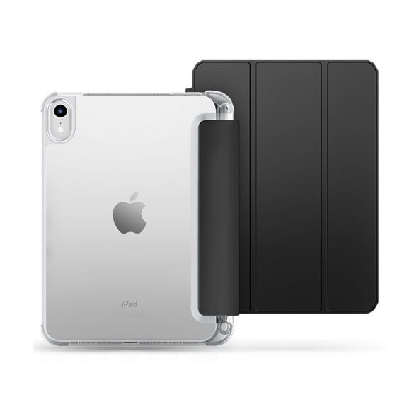 Apple iPad Air 4 (2020)/iPad Air 5 (2022) 10.9 tablet tok (Smart Case) on/off   funkcióval, Apple Pencil tartóval - Tech-Protect Hybrid - black (ECO csomagolás)