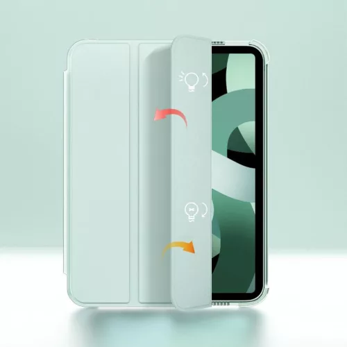 Apple iPad Air 4 (2020)/iPad Air 5 (2022) 10.9 tablet tok (Smart Case) on/off   funkcióval, Apple Pencil tartóval - Tech-Protect Hybrid - black (ECO csomagolás)