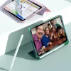 Apple iPad Air 4 (2020)/iPad Air 5 (2022) 10.9 tablet tok (Smart Case) on/off   funkcióval, Apple Pencil tartóval - Tech-Protect Hybrid - black (ECO csomagolás)