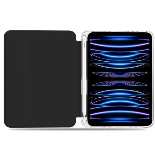 Apple iPad Pro 11 (2020/2021/2022) tablet tok (Smart Case) on/off funkcióval,   Apple Pencil tartóval - Tech-Protect Hybrid - black (ECO csomagolás)