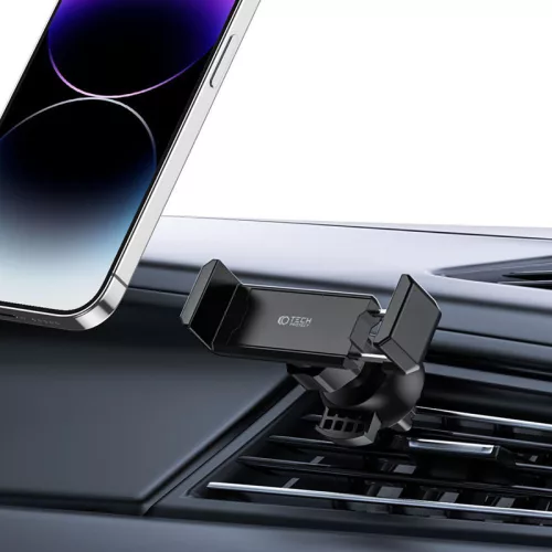 Univerzális szellőzőrácsba illeszthető autós tartó - Tech-Protect V3 Mini       Universal Air Vent Car Mount - fekete