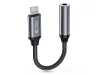 Tech-Protect lightning - 3.5 mm jack adapter - Tech-Protect UltraBoost Lightningto 3,5 mm Jack adapter - fekete/szürke