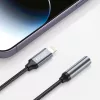Tech-Protect lightning - 3.5 mm jack adapter - Tech-Protect UltraBoost Lightningto 3,5 mm Jack adapter - fekete/szürke