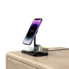 Tech-Protect Qi univerzális vezeték nélküli töltő állomás - 15W - Tech-Protect  A22 3in1 Wireless Charger for Phone + Watch + Earphone - fehér