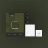 HOFI Camring Pro+ hátsó kameralencse védőüveg - Samsung SM-S911 Galaxy          S23/Galaxy S23+ - fekete
