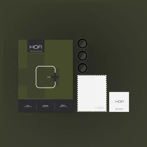HOFI Camring Pro+ hátsó kameralencse védőüveg - Samsung SM-S911 Galaxy          S23/Galaxy S23+ - fekete