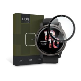   HOFI Hybrid Glass üveg képernyővédő fólia - Garmin Venu 2 - fekete