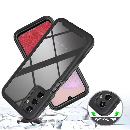 Samsung A145 Galaxy A14 4G/Galaxy A14 5G ütésálló hátlap - Tech-Protect         Defense360 - fekete