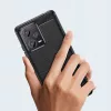 Xiaomi Redmi Note 12 5G/Poco X5 5G szilikon hátlap - Tech-Protect Carbon -      fekete