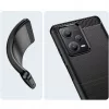 Xiaomi Redmi Note 12 5G/Poco X5 5G szilikon hátlap - Tech-Protect Carbon -      fekete
