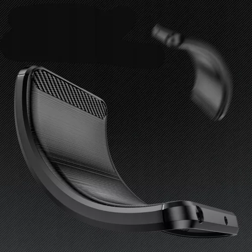 Xiaomi Redmi Note 12 5G/Poco X5 5G szilikon hátlap - Tech-Protect Carbon -      fekete