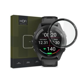   HOFI Hybrid Pro+ Glass üveg képernyővédő fólia - Garmin Forerunner 265S - fekete