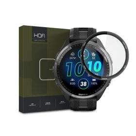   HOFI Hybrid Pro+ Glass üveg képernyővédő fólia - Garmin Forerunner 965 - fekete