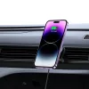 Tech-Protect Qi vezeték nélküli, szellőzőrácsba illeszthető autós               tartó/gyorstöltő MagSafe vezeték nélküli funkcióval - Tech-Protect MM15W-V5 -   fekete