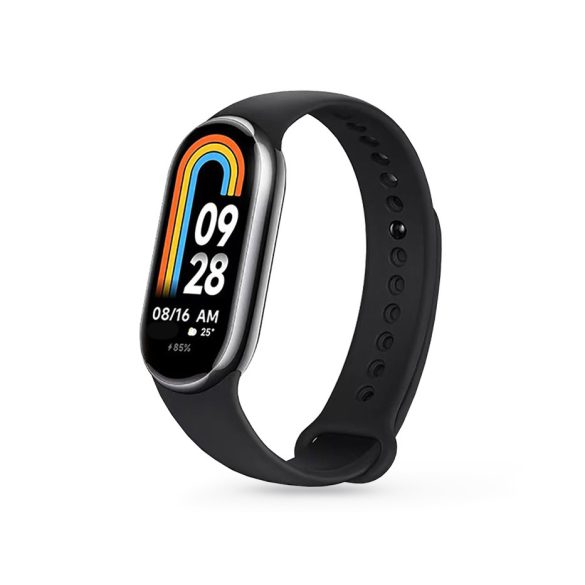 Tech-Protect IconBand - Xiaomi Smart Band 8 / 9 / NFC szilikon szíj - fekete