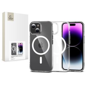   Tech-Protect FlexAir Hybrid MagSafe szilikon tok - Apple iPhone 15 - átlátszó