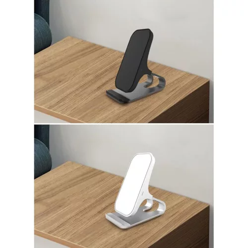 Tech-Protect Qi univerzális vezeték nélküli töltő állomás - 15W - Tech-Protect  S1 Wireless Charger for Phone - fehér