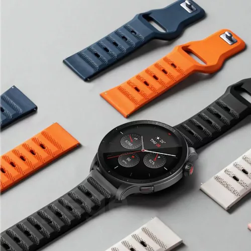 Samsung Galaxy Watch 4 / 5 / 5 Pro / 6 szilikon 20 mm-es sport szíj -           Tech-Protect IconBand Line Watch Band - 40/42/43/44/45/46/47 mm - army green