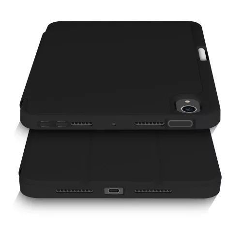 Apple iPad Mini 6 (2021) tablet tok (Smart Case) on/off funkcióval, Apple Penciltartóval - Tech-Protect - fekete (ECO csomagolás)