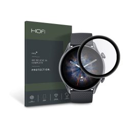   HOFI Hybrid Pro+ Glass üveg képernyővédő fólia -Xiaomi Huami Amazfit GTR 3 Pro -fekete
