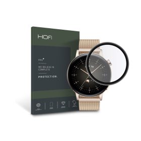   HOFI Glass Pro+ üveg képernyővédő fólia - Huawei Watch GT 3 (42 mm) - fekete