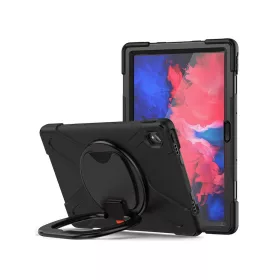   Lenovo Tab P11/P11 Plus 11.0 ütésálló tablet tok 360 fokos védelemmel, 4H       kijelzővédő üveggel - Tech-Protect X-Armor - fekete (ECO csomagolás)