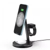 Tech-Protect Qi univerzális vezeték nélküli töltő állomás - Tech-Protect A9 3in1Wireless Charger for Phone + Watch + Earphone - fekete