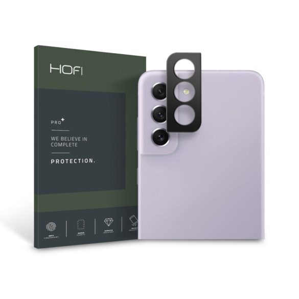 HOFI Metal Camera Sytling hátsó kameravédő borító - Samsung S901B Galaxy S22    5G/906B Galaxy S22+ 5G - fekete