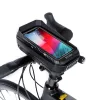 Univerzális kerékpárra szerelhető, por- és cseppálló telefontartó táska -       Tech-Protect XT3 Bike Mount - fekete