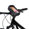 Univerzális kerékpárra szerelhető, por- és cseppálló telefontartó táska -       Tech-Protect XT3 Bike Mount - fekete