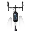 Univerzális kerékpárra szerelhető, por- és cseppálló telefontartó táska -       Tech-Protect XT5 Bike Mount - fekete