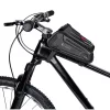 Univerzális kerékpárra szerelhető, por- és cseppálló telefontartó táska -       Tech-Protect XT5 Bike Mount - fekete