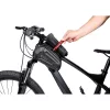 Univerzális kerékpárra szerelhető, por- és cseppálló telefontartó táska -       Tech-Protect XT6 Bike Mount - fekete