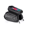 Univerzális kerékpárra szerelhető, por- és cseppálló telefontartó táska -       Tech-Protect XT6 Bike Mount - fekete