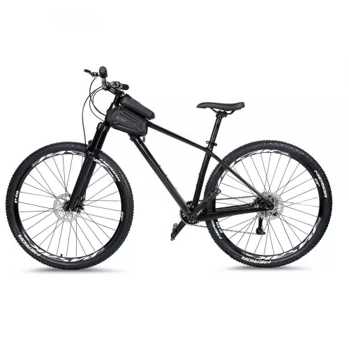 Univerzális kerékpárra szerelhető, por- és cseppálló telefontartó táska -       Tech-Protect XT6 Bike Mount - fekete