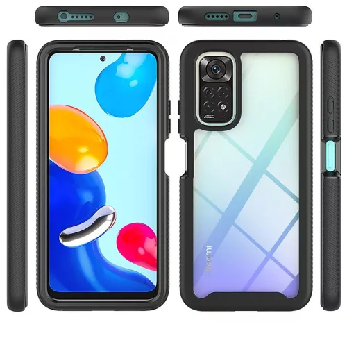 Xiaomi Redmi Note 11/Note 11S ütésálló hátlap - Tech-Protect Defense360 - fekete