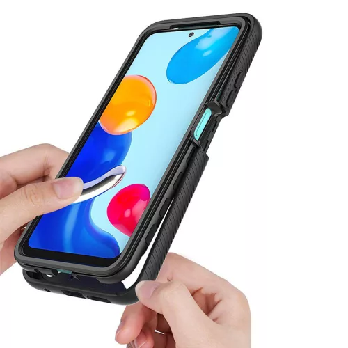 Xiaomi Redmi Note 11/Note 11S ütésálló hátlap - Tech-Protect Defense360 - fekete