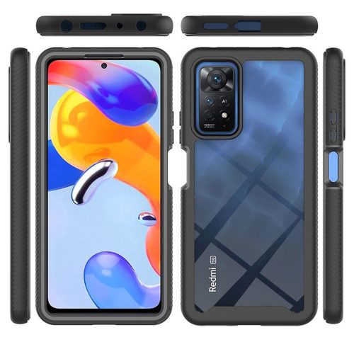 Xiaomi Redmi Note 11 Pro/Redmi Note 11 Pro 5G ütésálló hátlap - Tech-Protect    Defense360 - fekete