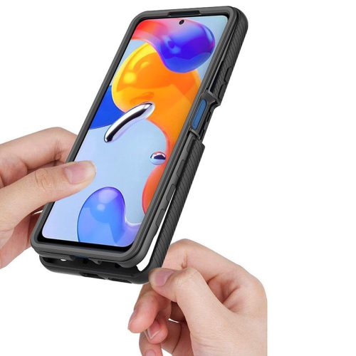 Xiaomi Redmi Note 11 Pro/Redmi Note 11 Pro 5G ütésálló hátlap - Tech-Protect    Defense360 - fekete