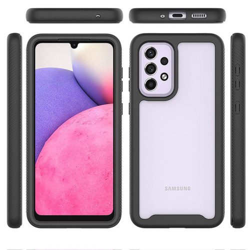 Samsung A336B Galaxy A33 5G ütésálló hátlap - Tech-Protect Defense360 - fekete