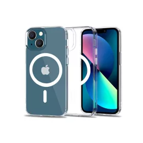   Apple iPhone 13 Mini szilikon hátlap - Tech-Protect Magmat Magsafe - átlátszó