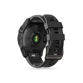   Garmin Fenix 5 / 6 / 6 Pro / 7 szilikon sport óraszíj - Tech-Protect IconBand - fekete