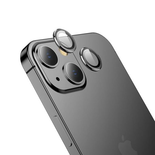 HOFI Camring Pro+ hátsó kameralencse védőüveg - Apple iPhone 13/13 Mini/14/14   Max - fekete