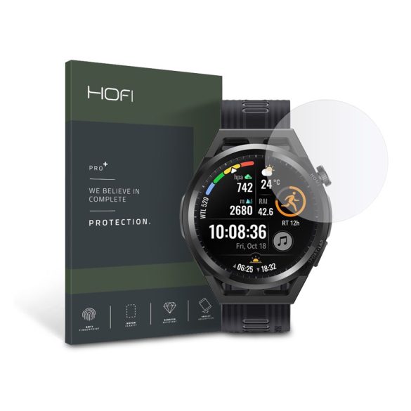HOFI Glass Pro+ üveg képernyővédő fólia - Huawei Watch GT Runner - clear