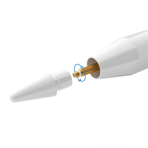 Tech-Protect Digital Magnetic Stylus Pen-2 aktív toll rajzoláshoz, jegyzeteléshez, Apple iPad készülékhez - fehér