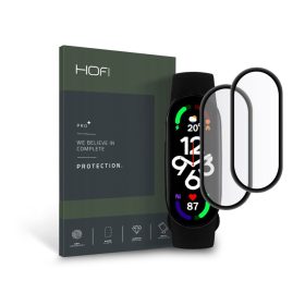   HOFI Hybrid Pro+ Glass üveg képernyővédő fólia - Xiaomi Mi Smart Band 7 - 2     db/csomag - fekete