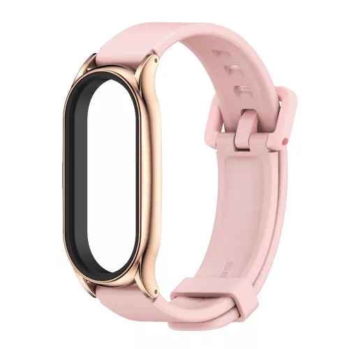 Xiaomi Mi Smart Band 7 aktivitásmérőhöz szilikon csuklópánt - Iconband Pro -    rózsaszín