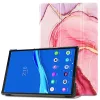 Lenovo Tab M10 10.1 2nd. Gen. TB-X306 tablet tok (Smart Case) on/off funkcióval - Tech-Protect - marble (ECO csomagolás)